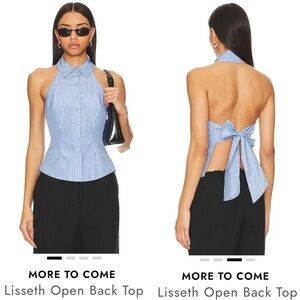 MORE TO COME HALTER OPEN BACK TOP S